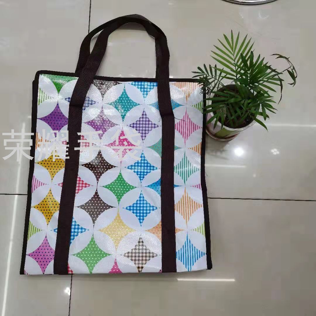 PE grid bags, shopping bags, gift bags, advertising bags Specification image