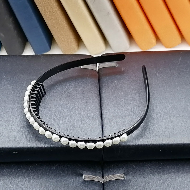A3136 Pearl Ten-Thousand-tooth headband, Headband, Hairpin, hair clip, hair accessory, headwear, two-yuan store details Picture