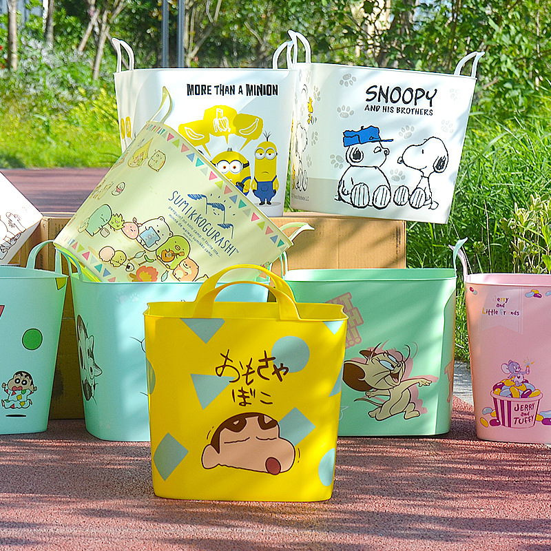 日本爆款洗衣篮 数字芝麻街置物篮 卡通图案杂物收纳篮