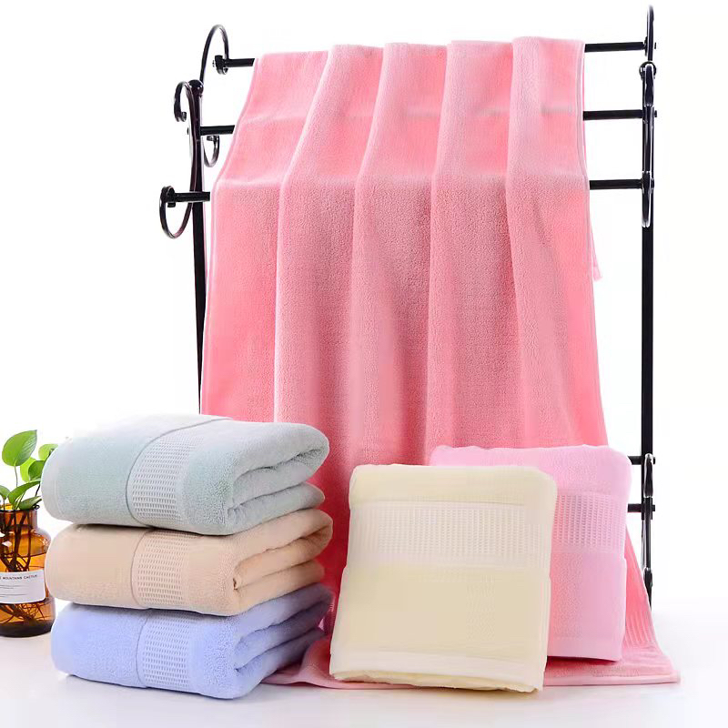 浴巾纯棉加厚成人情侣大号毛巾家用柔软吸水男女裹巾纯色