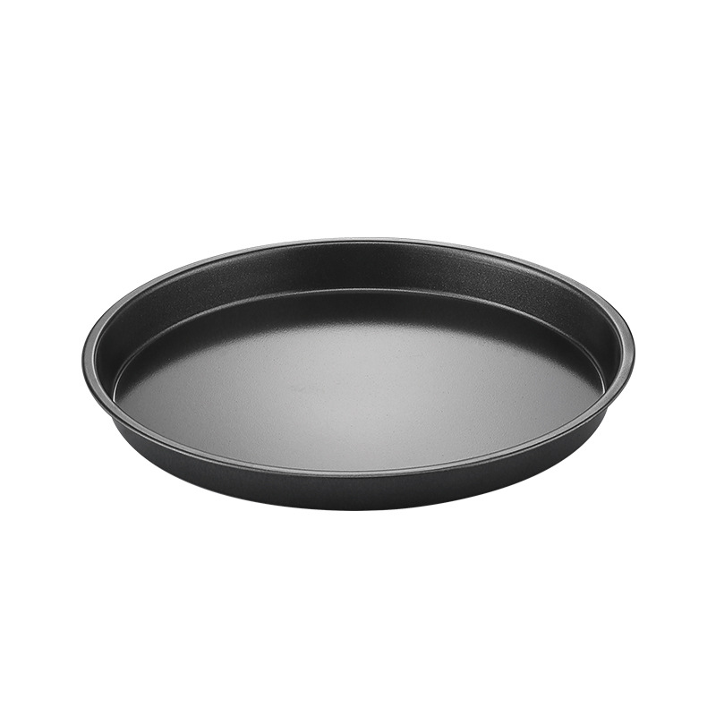 6-inch, 8-inch, 9-inch, 10-inch, 12-inch carbon steel pizza baking trays, non-stick aluminum alloy thickened and deepened pizza trays Item Picture