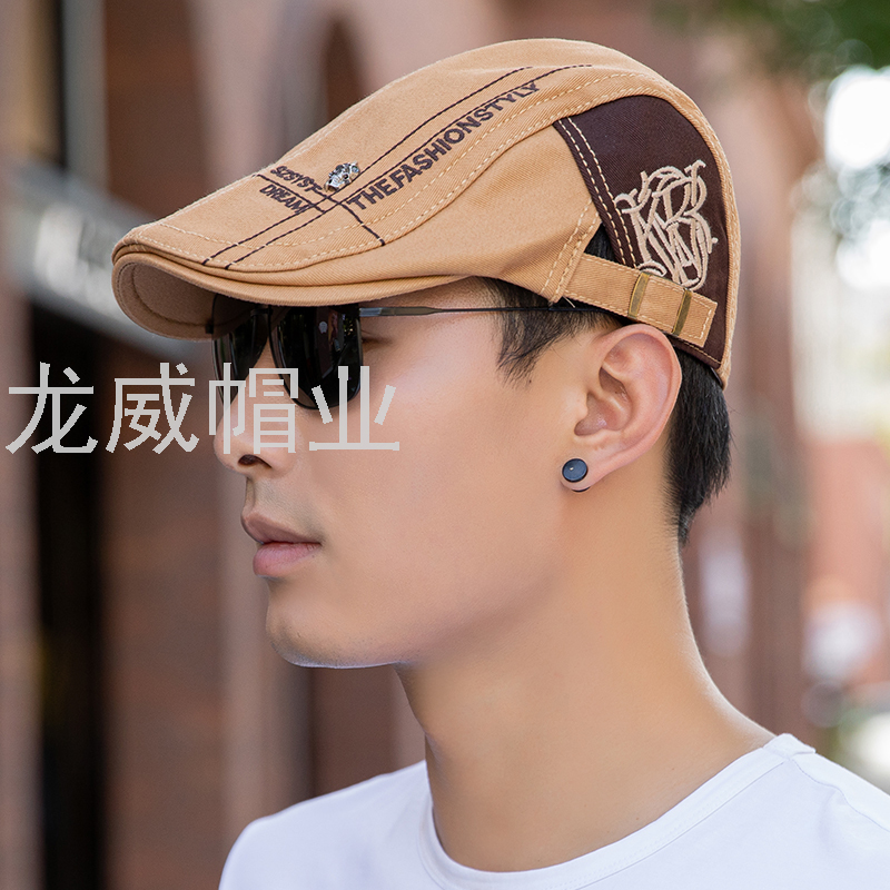 Gentlemen YOUNG CAP MEN AND WOMEN ALL MATCH THE British painter FORWARD hat BERet thumbnail