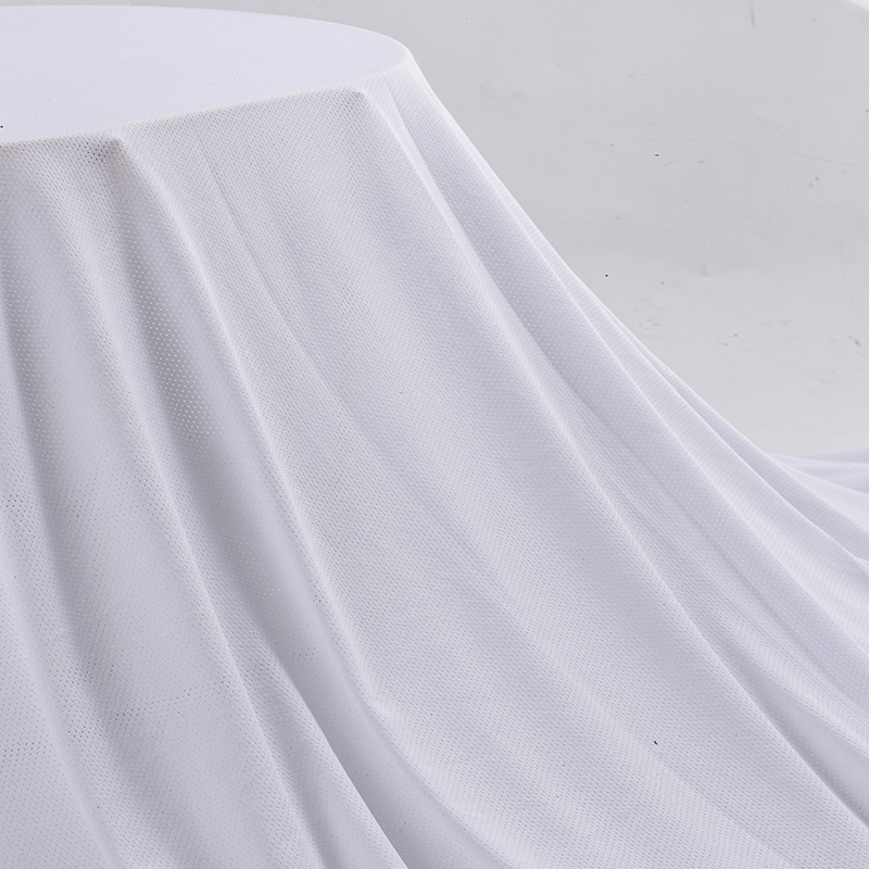 75D/72F moisture-wicking and sweat-wicking, healthy and environmentally friendly, superior quality, low-elasticity starry sky mesh fabric in stock Item Picture