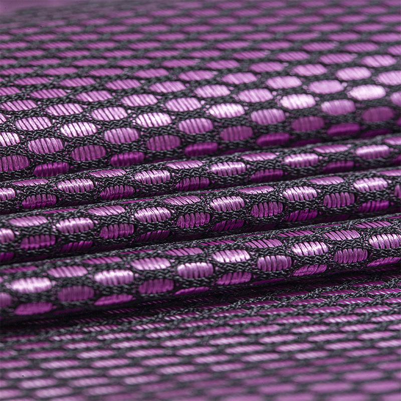 100D warp knitted glossy two-color bird's eye all-polyester glossy long-fiber glossy clothing fabric, footwear and apparel are available in stock Specification image