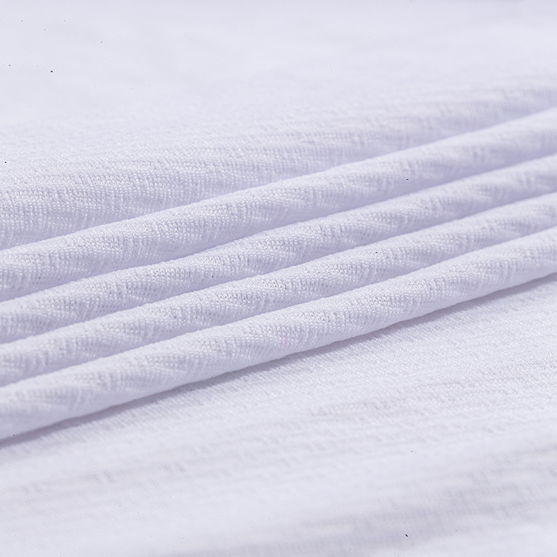 75D/72F small jacquard chain striped fabric sportswear, casual wear, short-sleeved T-shirt, bag lining Application Scenario