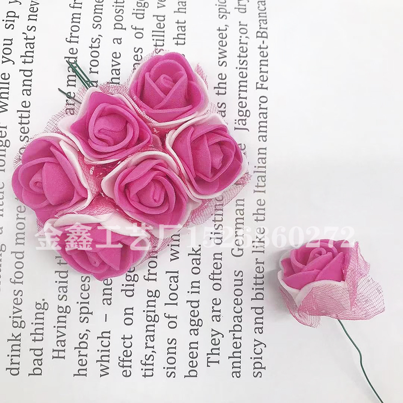 仿真花白底实物图