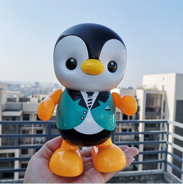 Baby penguin electric, dancing toy robot, children's audible, moving, 1-year-old, 2-year-old infants, boys and girls Application Scenario