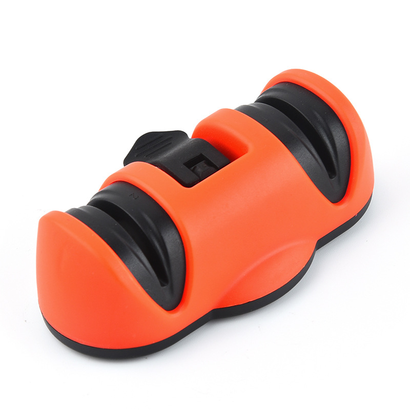 Household suction cup positioning knife sharpener, multi-functional anti-slip knife sharpener, quick scissors sharpener, kitchen ceramic knife sharpener, quick knife sharpener, vegetable sharpener, stainless steel knife sharpener, knife sharpener, kitchen tools Item Picture