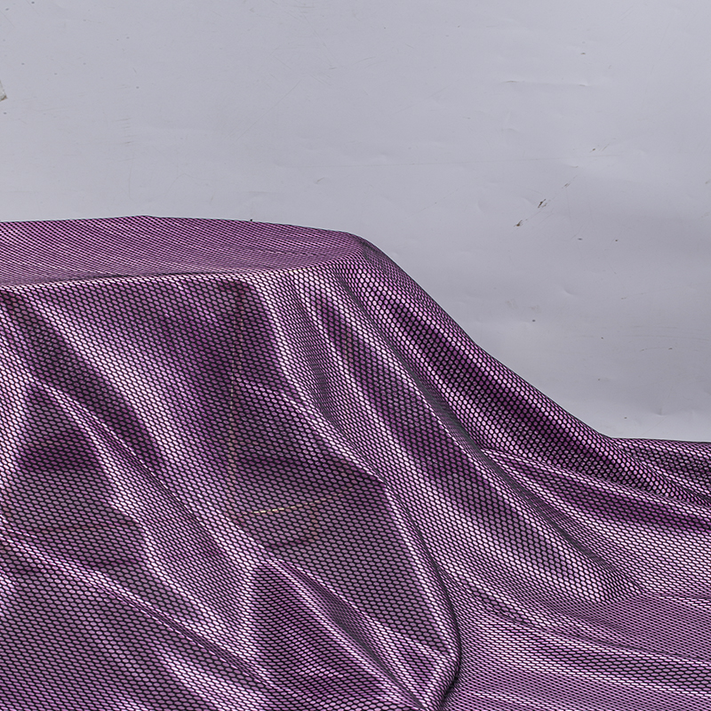 100D warp knitted glossy two-color bird's eye all-polyester glossy long-fiber glossy clothing fabric, footwear and apparel are available in stock Item Picture