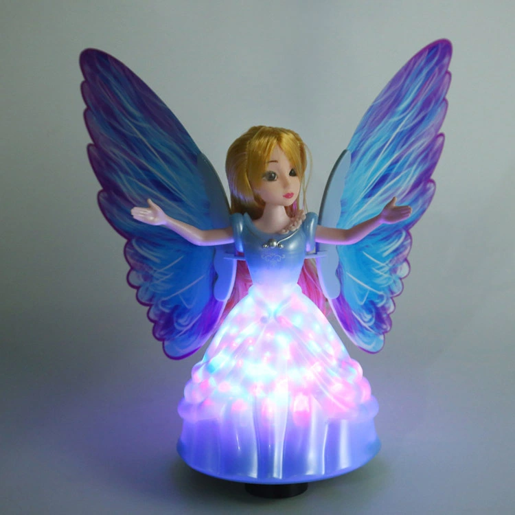 New luminous children's toys, electric universal lights, music, butterfly princess birthday gifts, wholesale from street stalls details Picture