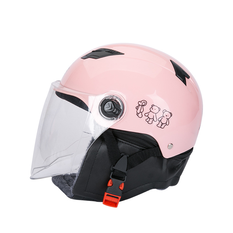 PP winter Harley-Davidson helmet, electric bike riding helmet manufacturer, safety motorcycle helmet, thickened for women Item Picture