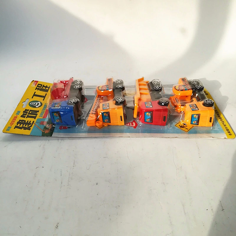 Children's toys, construction engineering vehicle sets, mixed trucks, cranes, excavators, earth-carrying trucks, and 4-piece combinations are selling well at street stalls details Picture