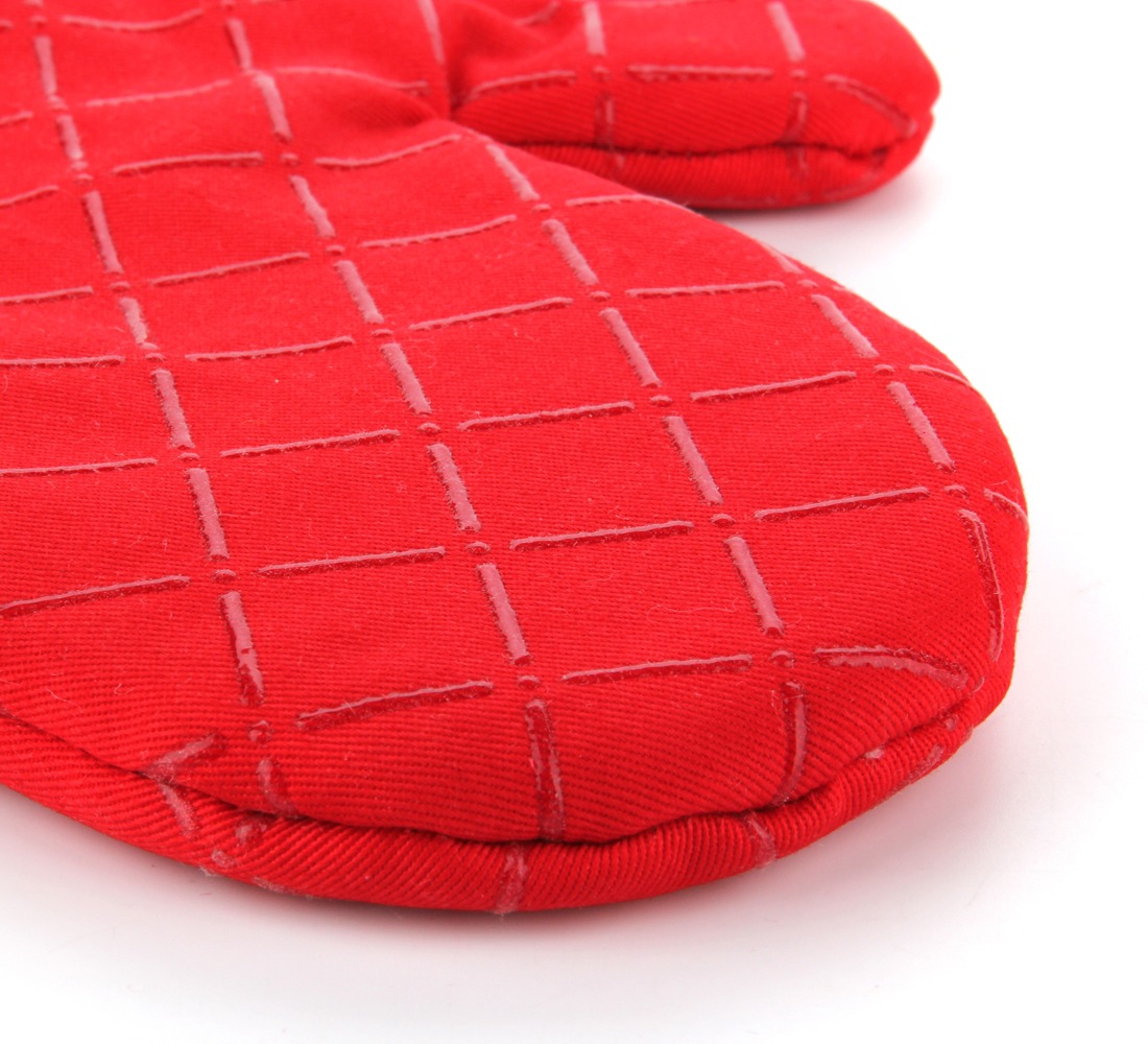 Quality Assurance Thickened Printing Grid Silicone Oven Microwave Silicone Gloves Baking High Temperature Heat Insulation Non-Slip Application Scenario