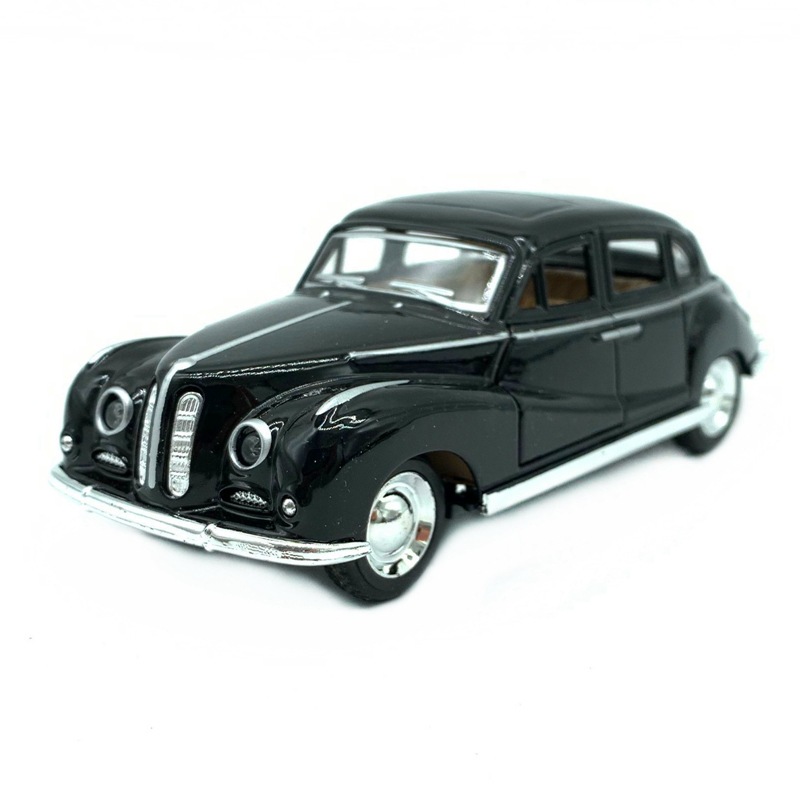 1:32 Classic simulation open-top vintage car toy, rebound alloy car model, birthday cake baking ornament Application Scenario