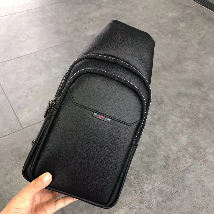 X138 Men's cross-body bag casual single shoulder bag leather trend backpack