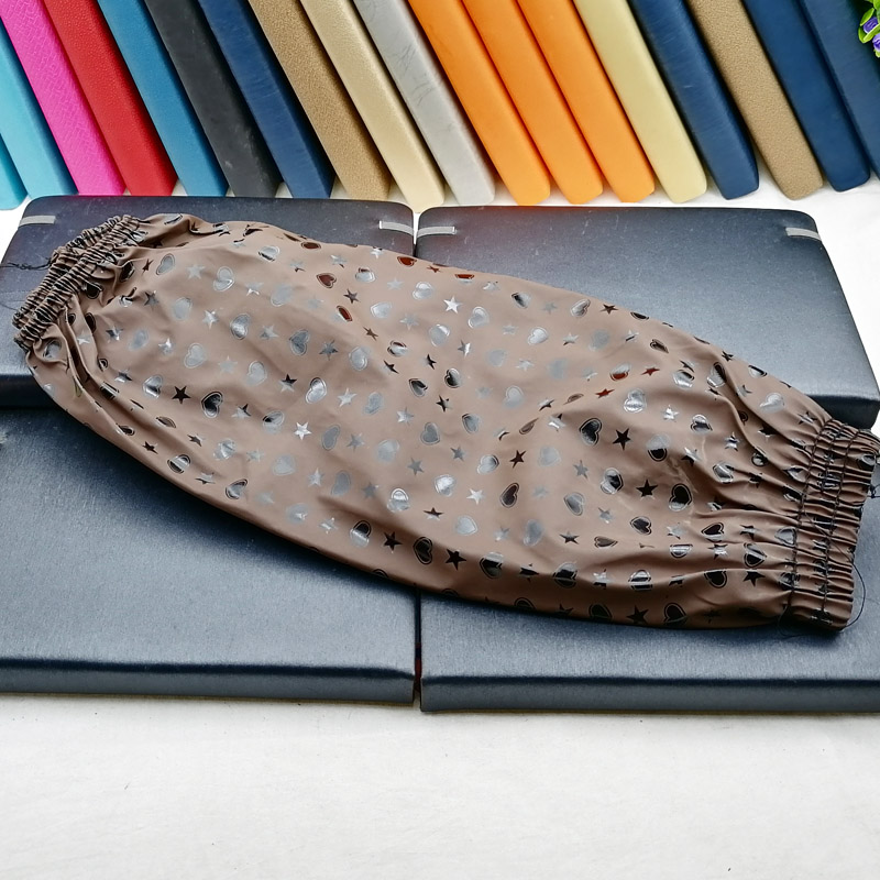 L1122 Five-pointed Star Love Waterproof Sleeve Guard, household cleaning and labor protection sleeve guard, household male and female work sleeve guard Item Picture