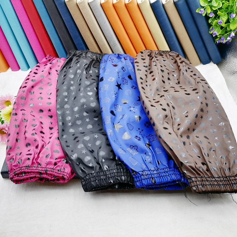 L1122 Five-pointed Star Love Waterproof Sleeve Guard, household cleaning and labor protection sleeve guard, household male and female work sleeve guard Specification image