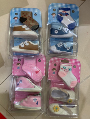 21 New baby socks and shoes gift set box