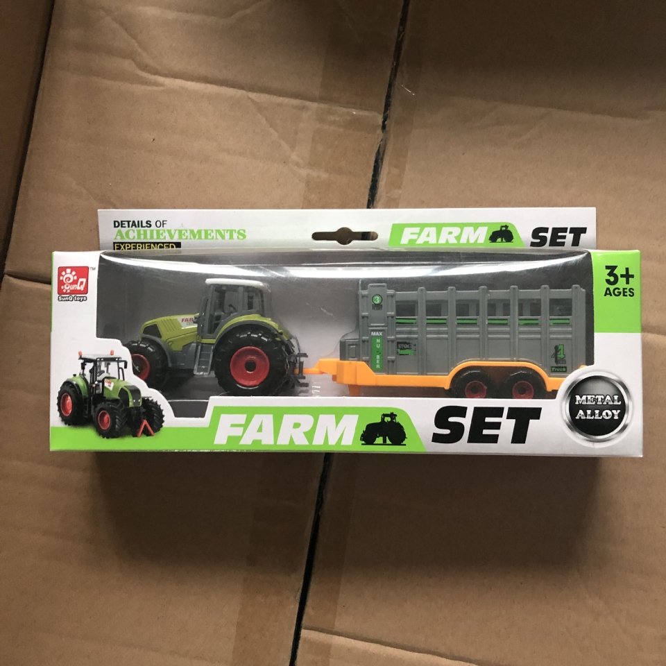 Wholesale farmer's car toys, sliding tractors, water sprinklers, engineering fleets, farmer's cars, alloy farmer's car models h Item Picture