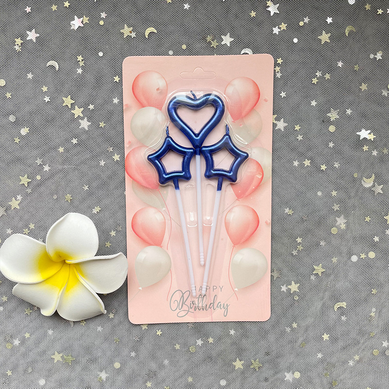 蜡烛/香薰蜡烛/玻璃烛杯/白蜡烛/生日闪闪发光的蜡烛产品图