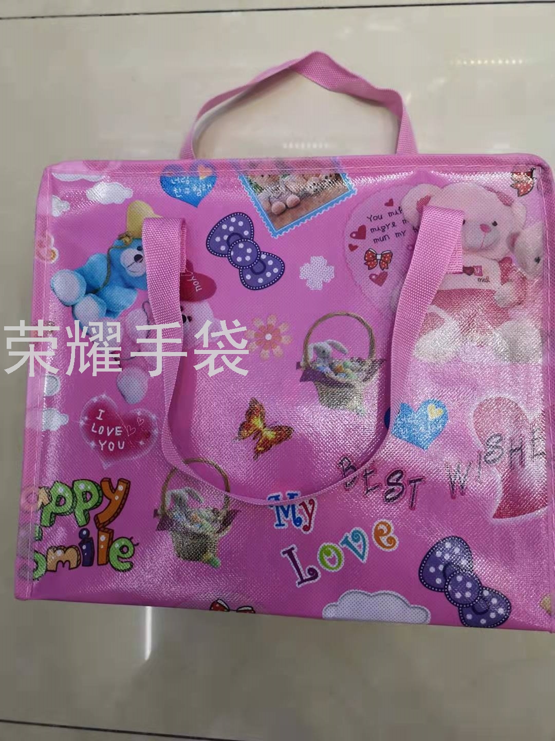 Cartoon bags, non-woven fabric bags, shopping bags, woven bags, non-woven fabric laminated bags Item Picture