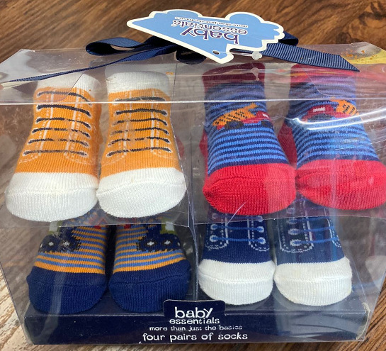 Baby men and women's new sock box warm socks