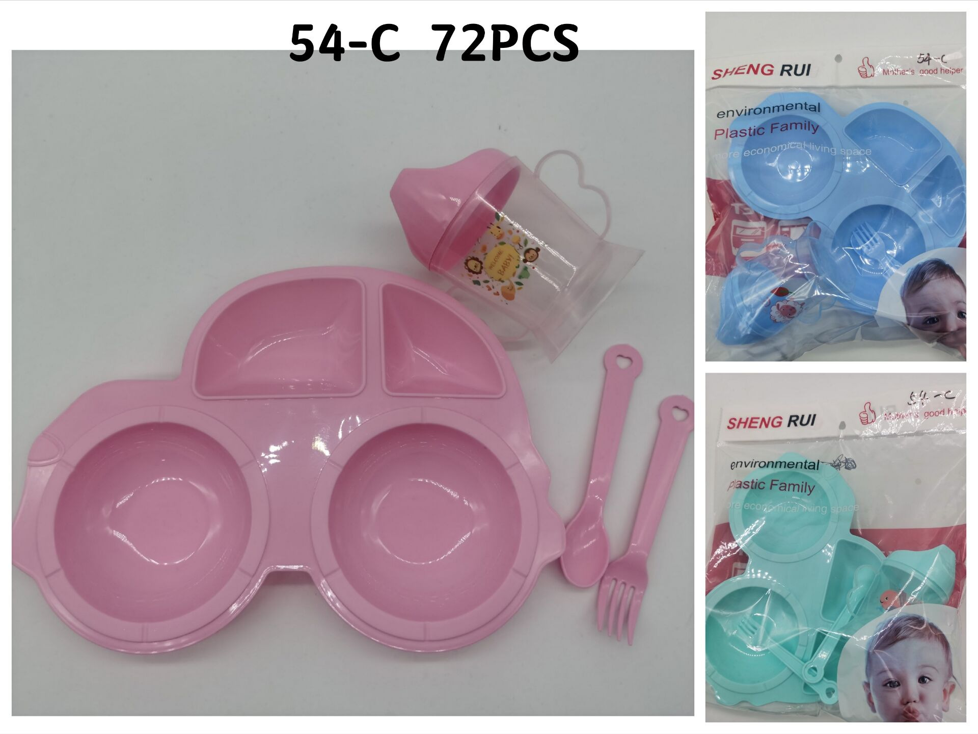 Babies learn to eat cutlery box cartoons
