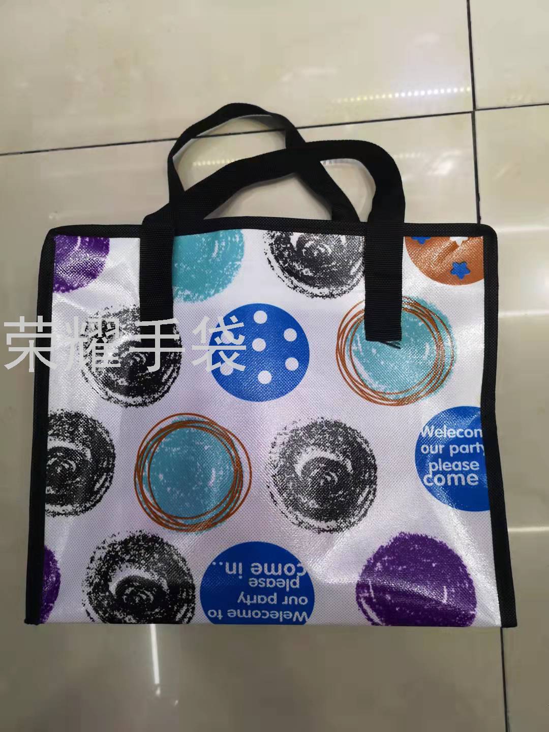 Cartoon bags, non-woven fabric bags, shopping bags, woven bags, non-woven fabric laminated bags Specification image