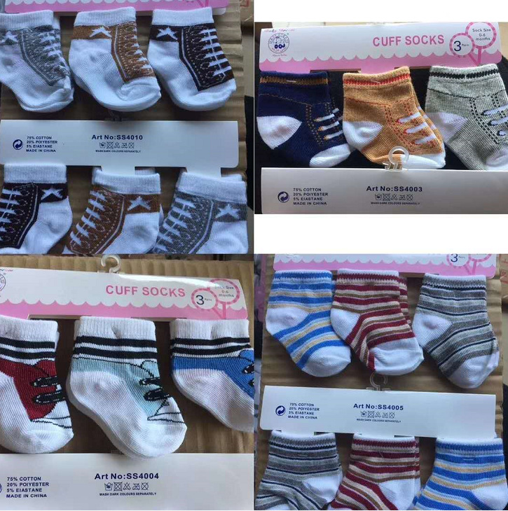 21 New Bao Bao striped socks cartoon socks