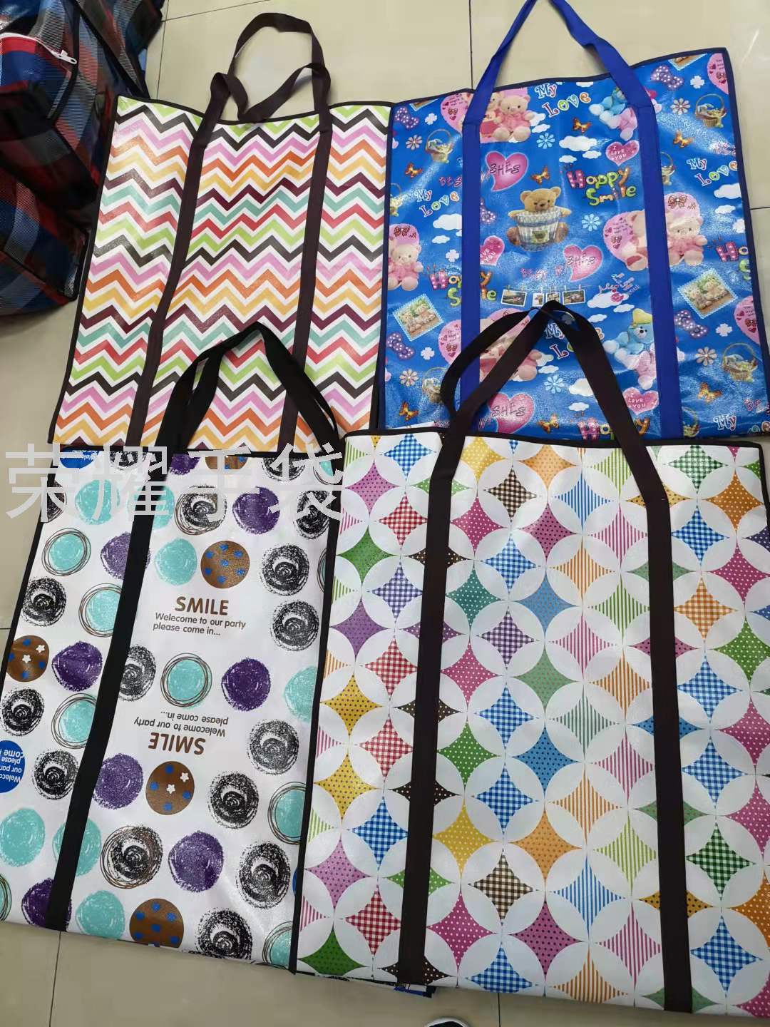 Non-woven fabric bags, laminated bags, shopping bags, colored bags, cartoon bags Specification image