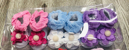 Baby flower socks Cute warm socks 0-6-12 months baby socks
