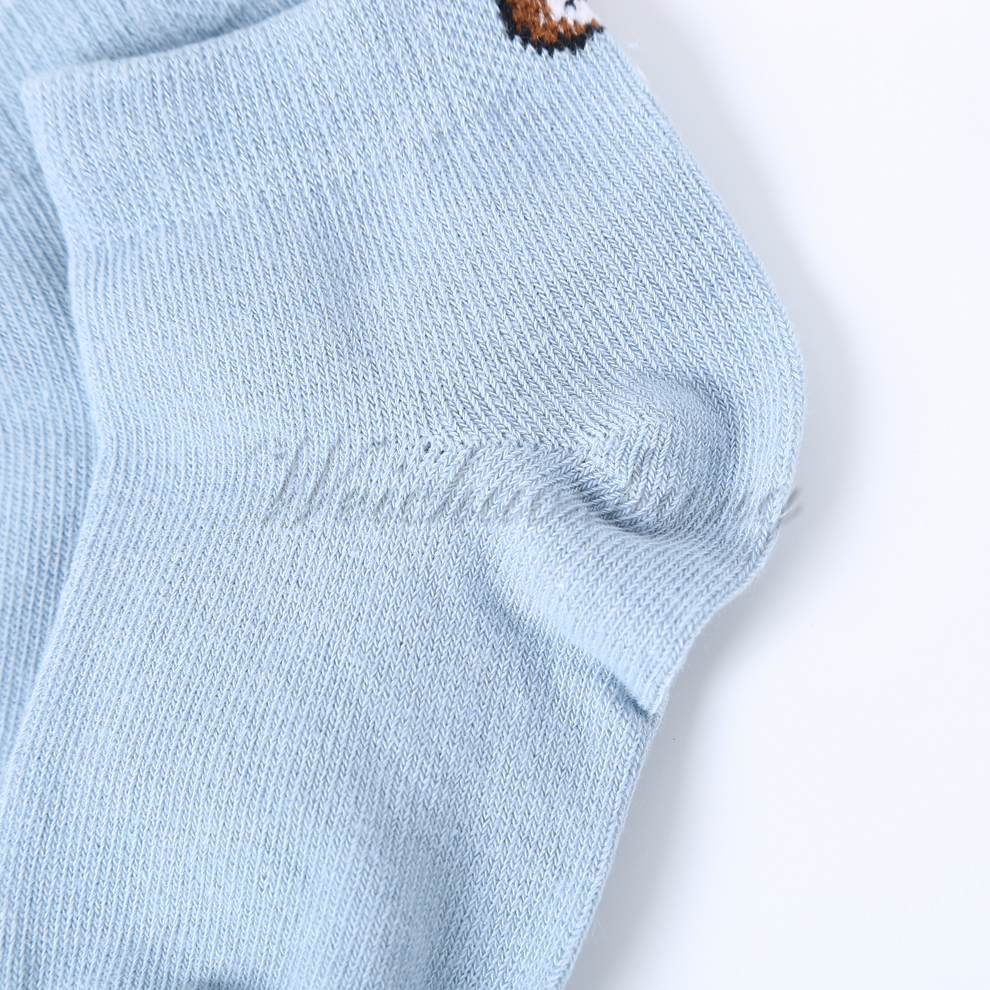 Factory direct sales of cotton-textured children's socks, thin spring and autumn styles for boys, girls, adults and children, summer boat socks in various colors Item Picture