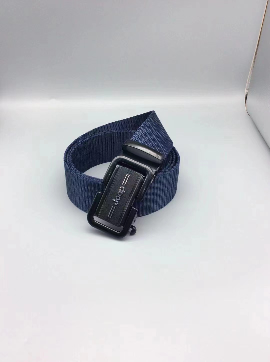 New men's spring toothless snap-on nylon canvas belt, outdoor casual breathable tactical belt Item Picture