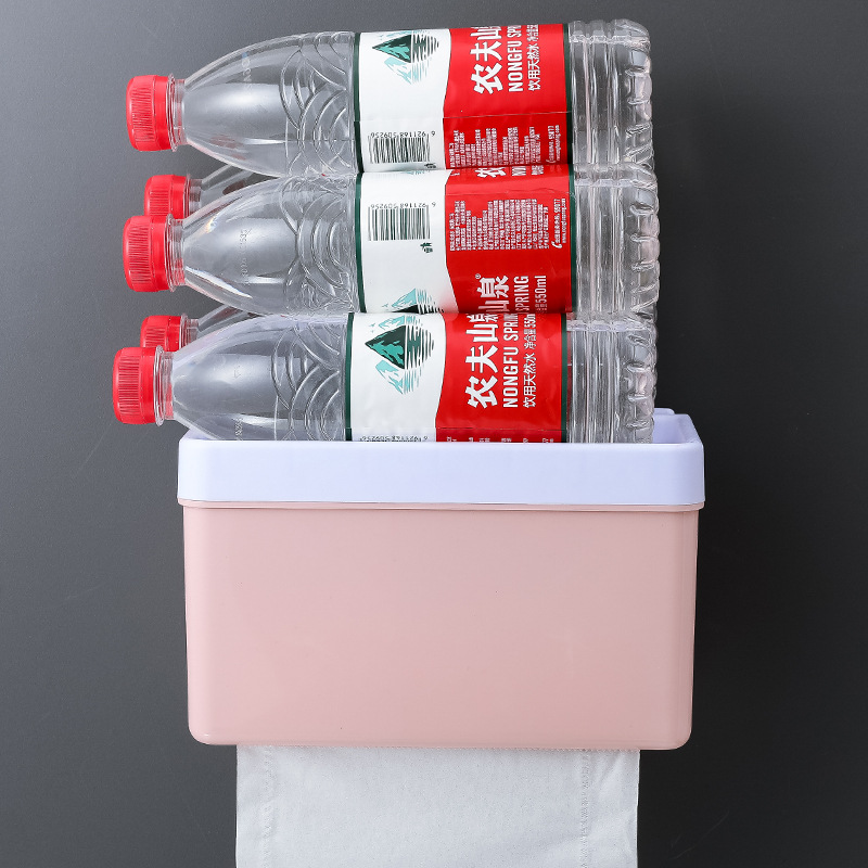 Toilet paper boxes without perforations, toilet tissues, toilet paper boxes, creative roll paper boxes, hand paper boxes, toilet paper storage racks Application Scenario