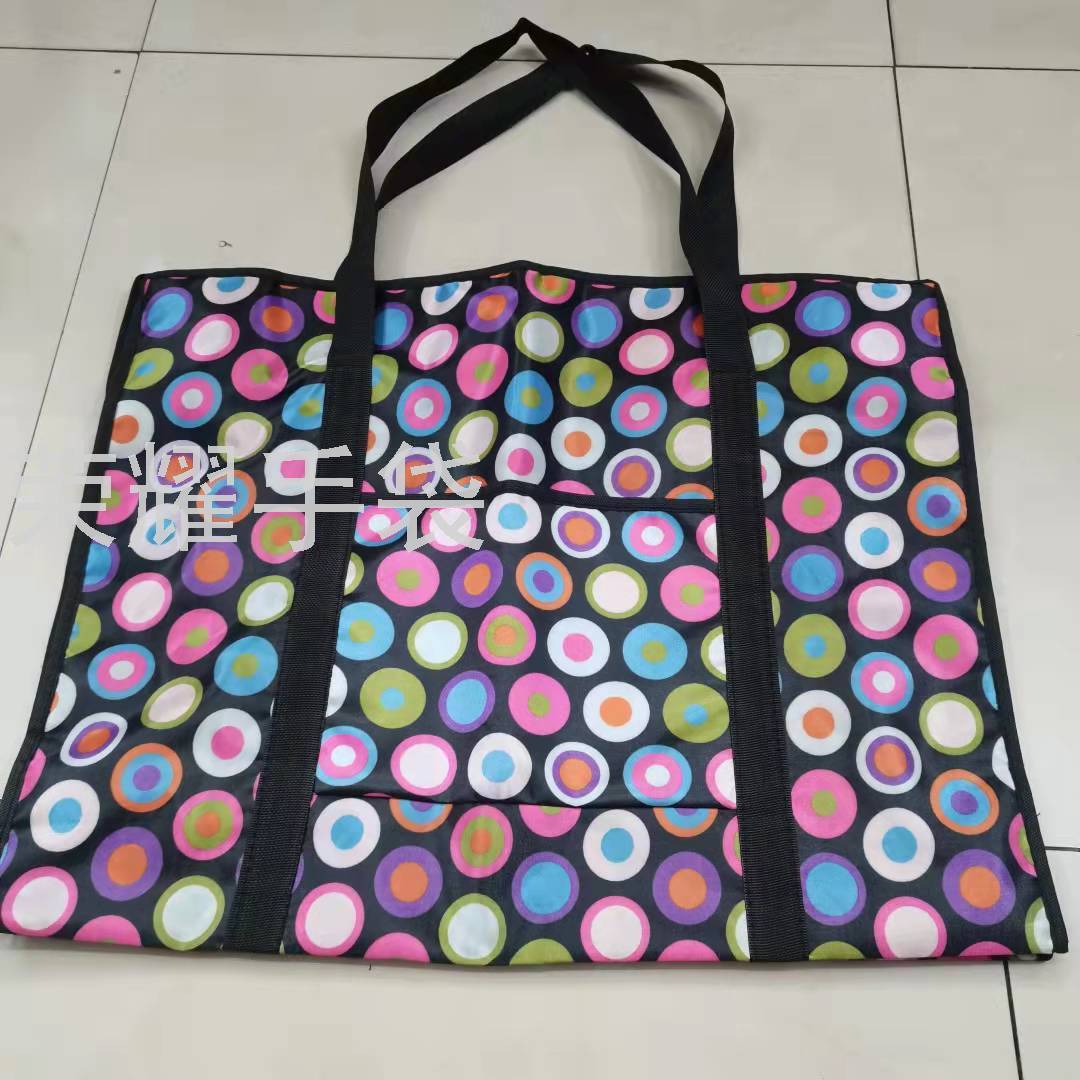 Factory direct sales of Oxford cloth cotton quilt bags, storage bags, moving bags, waterproof bags, large-capacity multi-functional zipper bags Item Picture