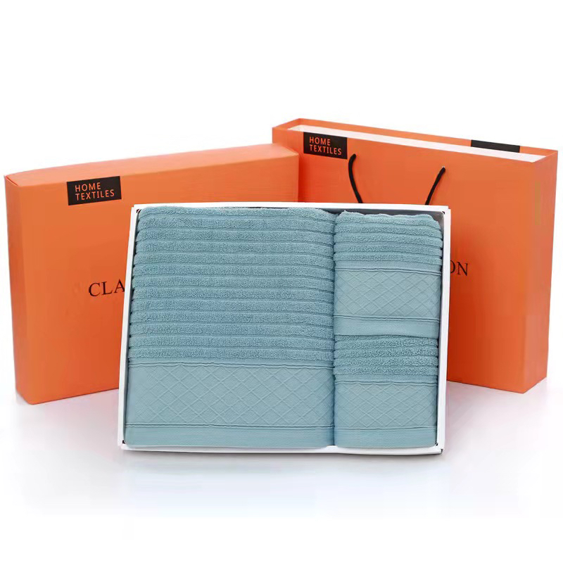 纯色毛巾礼盒纯棉婚庆伴手礼批发洗脸生日回礼品套装定制结婚礼品