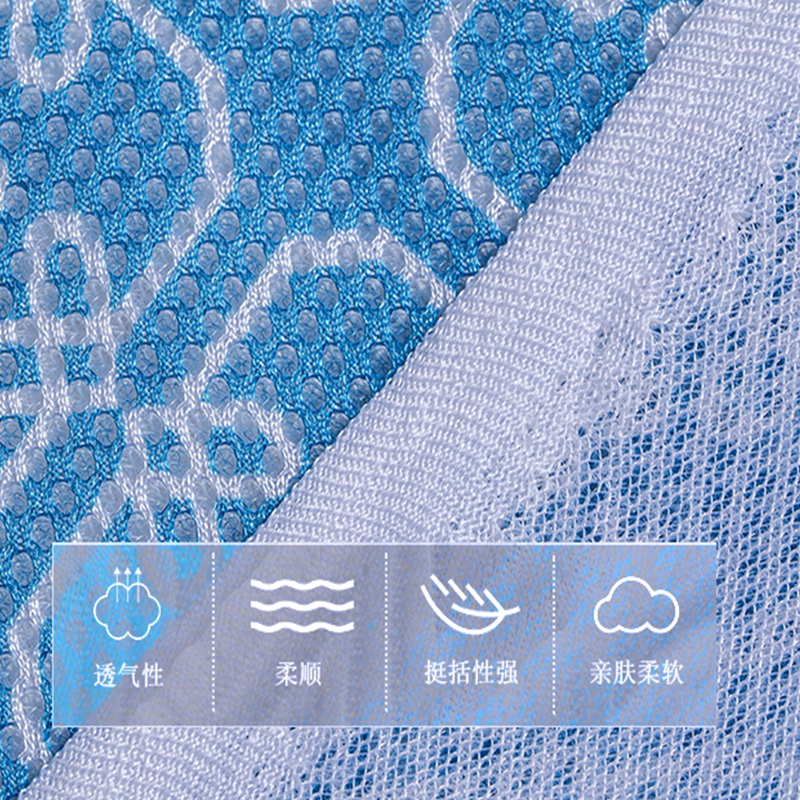 Sandwich mesh fabric, car seat cushion, shoe fabric, decorative mesh fabric, breathable and comfortable fabric are available in stock
