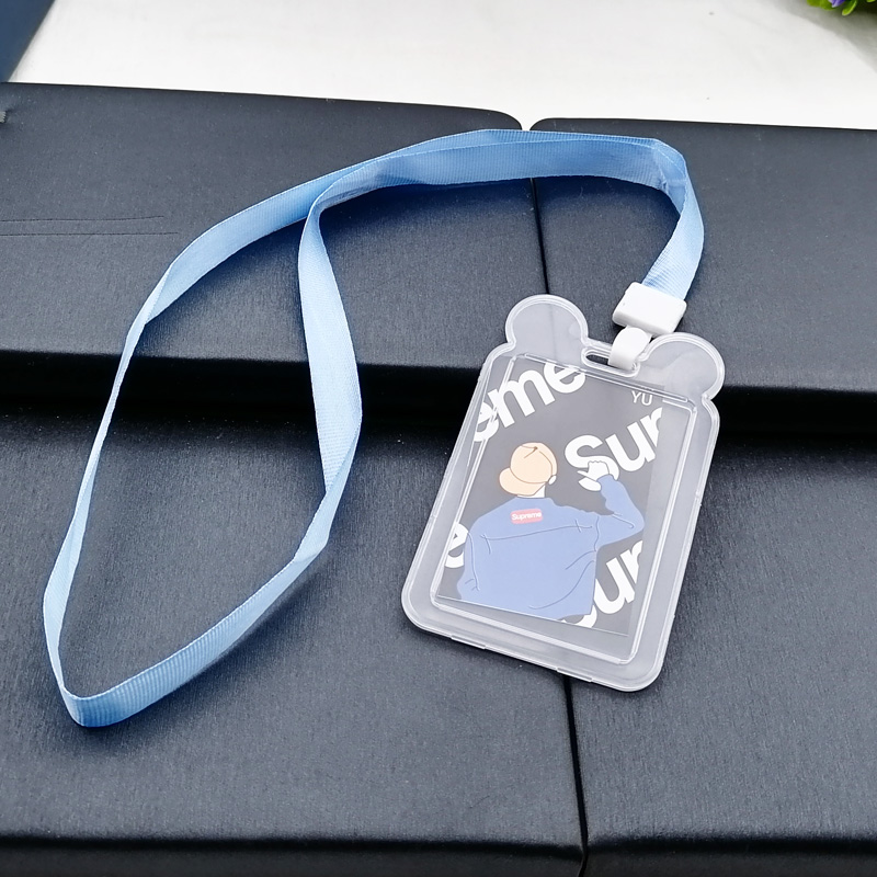 A1311 cartoon small card student hanging rope, hanging rope universal chain, two-yuan store, street stall, night market wholesale Item Picture