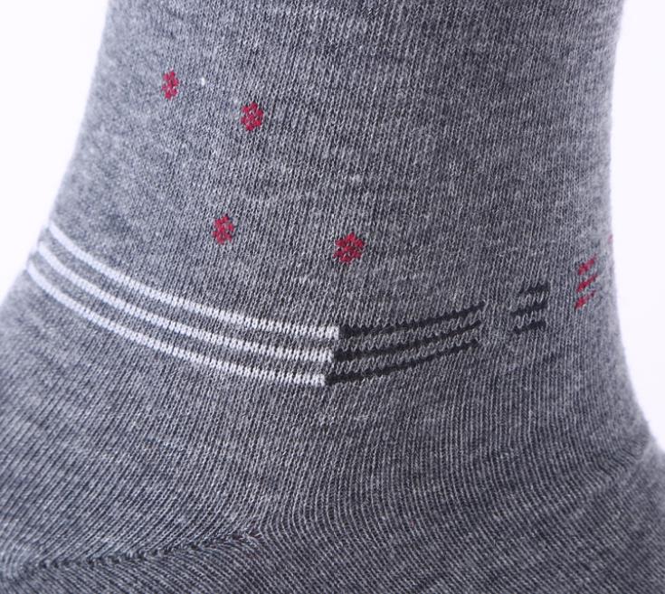 Men's thin mid-calf black cotton socks, business all-season cotton socks, men's spring and autumn style Item Picture