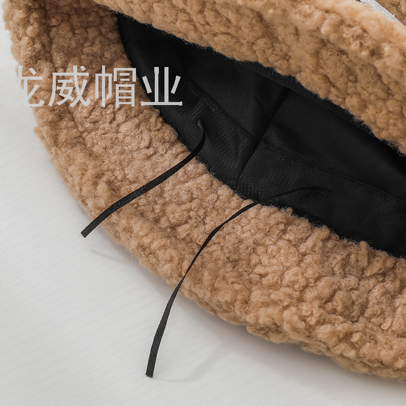 羊羔绒渔夫帽/保暖渔夫帽/便宜渔夫帽细节图