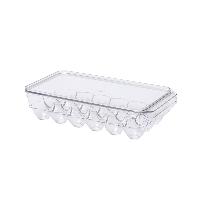 35823 caja de almacenamiento de huevos sellada compartimentada con tapa huevo crisper caja de almacenamiento de restaurante de cocina multitamaño Item Picture
