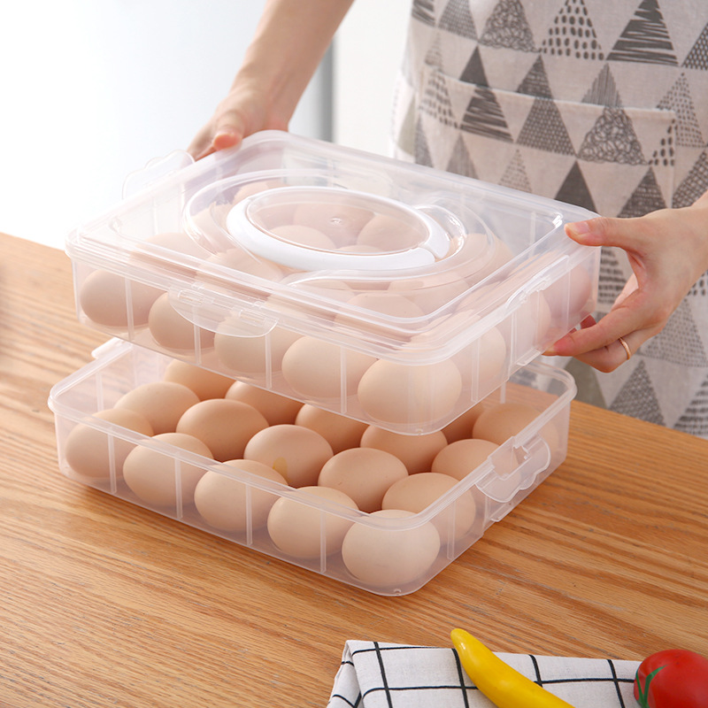 Casa portátil portátil huevo refrigerador almacenamiento de alimentos caja de almacenamiento fresco plástico sellado portador de huevo Application Scenario