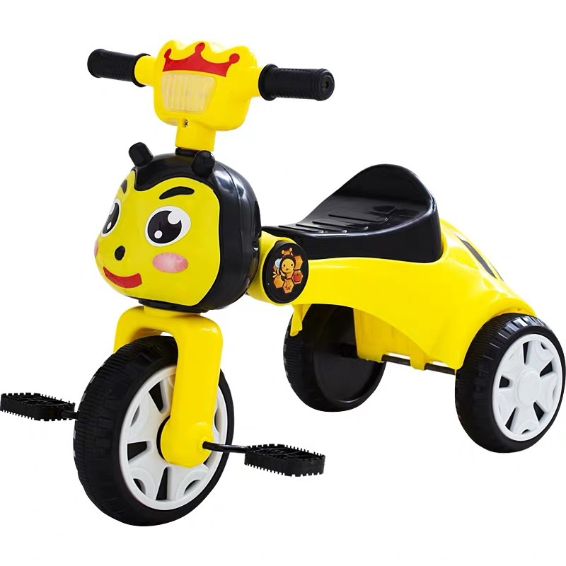 Children's tricycle, bicycle, foldable, music and light, 1-3-5 years old bicycle, children's toy car Item Picture