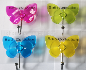 35823 Powerful invisible suction Cup Hook, creative plastic adhesive hook, waterproof and moisture-proof, bathroom and kitchen hook without drilling details Picture