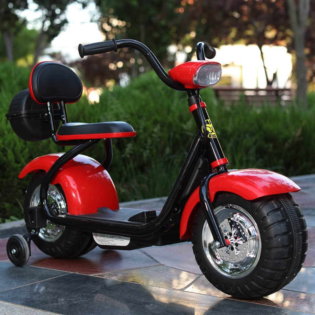 Harley-davidson children's electric motorcycle tricycle 2-5-8-year-old boys and girls can ride in a toy car with charging bottles full figure