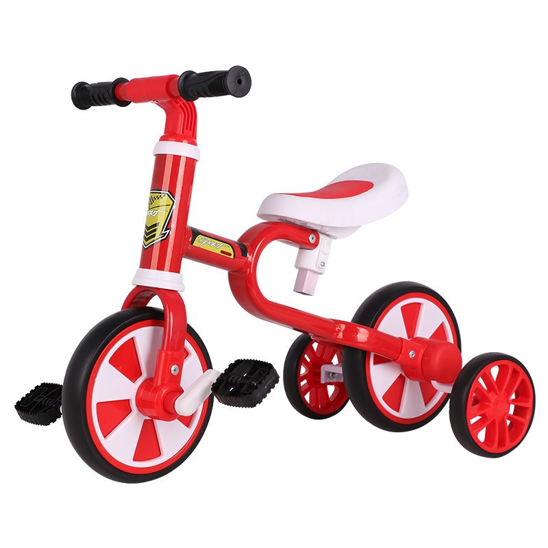 Children's multi-functional tricycle, balance bike and roller coaster - one vehicle with multiple uses Item Picture
