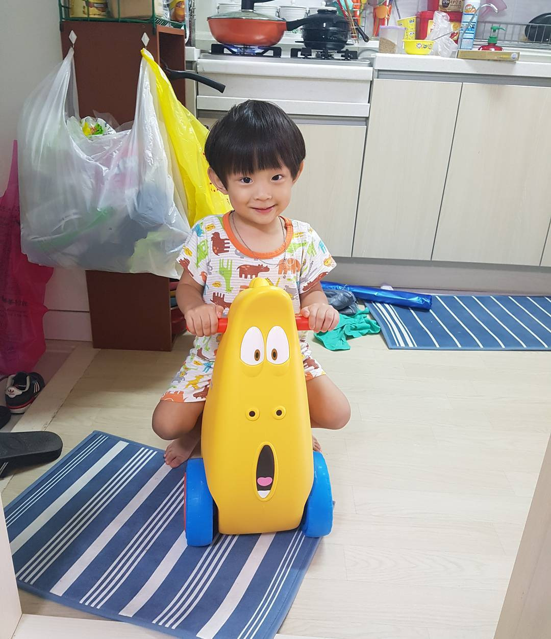 Stinky Bug Roller Coaster is a rocking and balancing toy for 1-3-year-old babies Item Picture