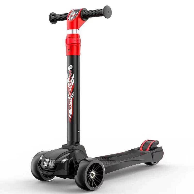 The manufacturer sells children's scooters with music, foldable wide-handle scooters, and scooters for children aged 3 to 8 Item Picture