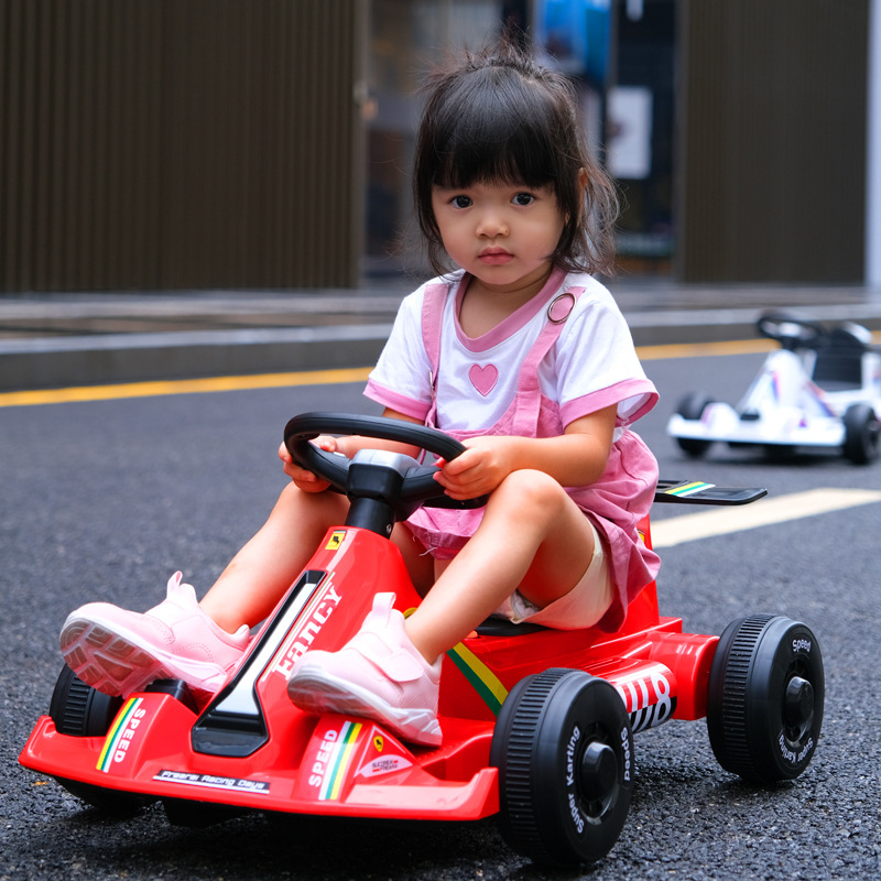 Children's go-karts, electric go-karts, racing cars, children's toy cars, four-wheel balance cars, children's toy drift cars Specification drawing
