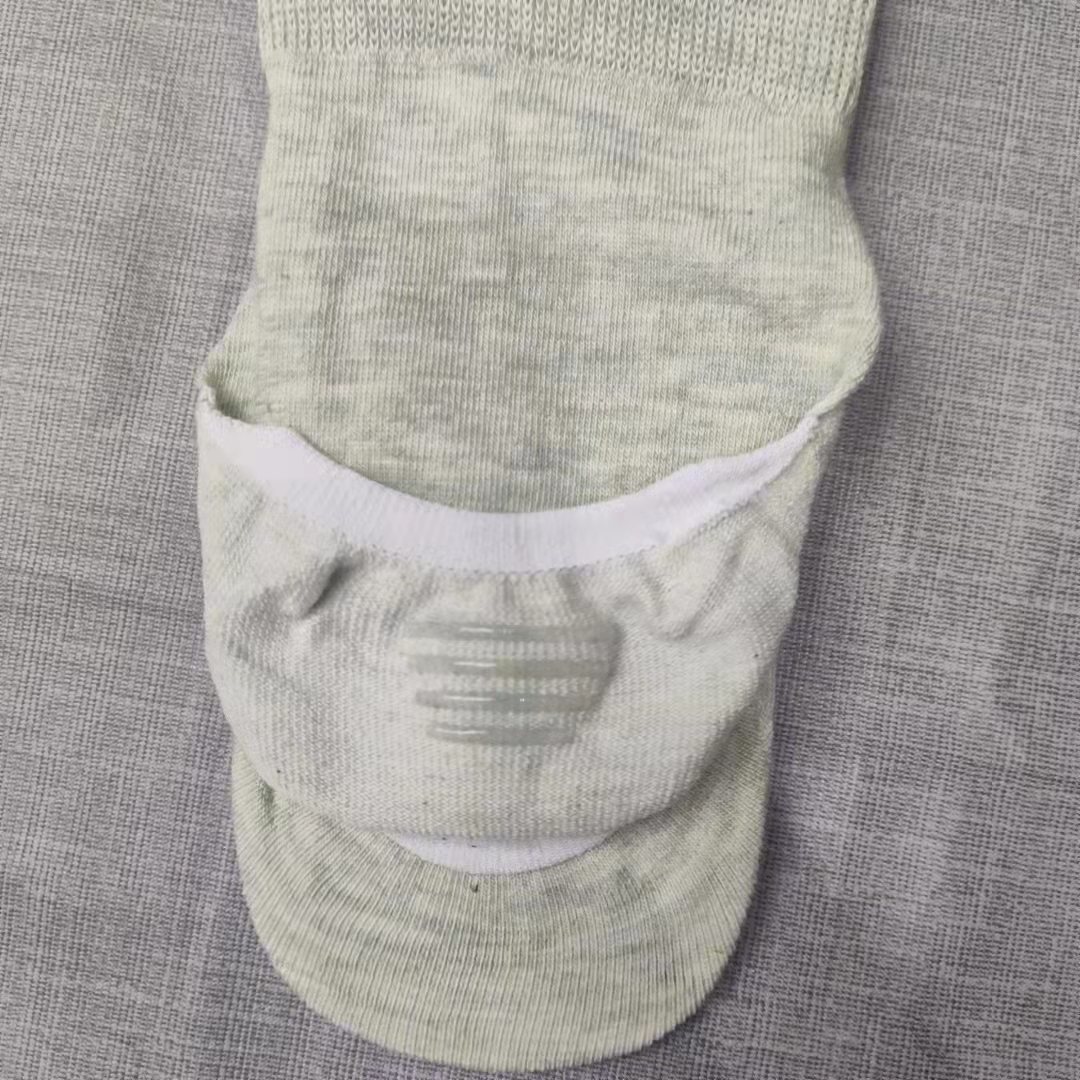 Women's spring and summer solid-colored light-cut boat socks, women's invisible socks, short socks, women's Japanese low-top socks, men's silicone wholesale Specification image